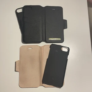 iPhone 7 fodral - Den rosa är 1 år gammal och den svarta är ett halvt år gammal. Jag säljer ett för 50 kr