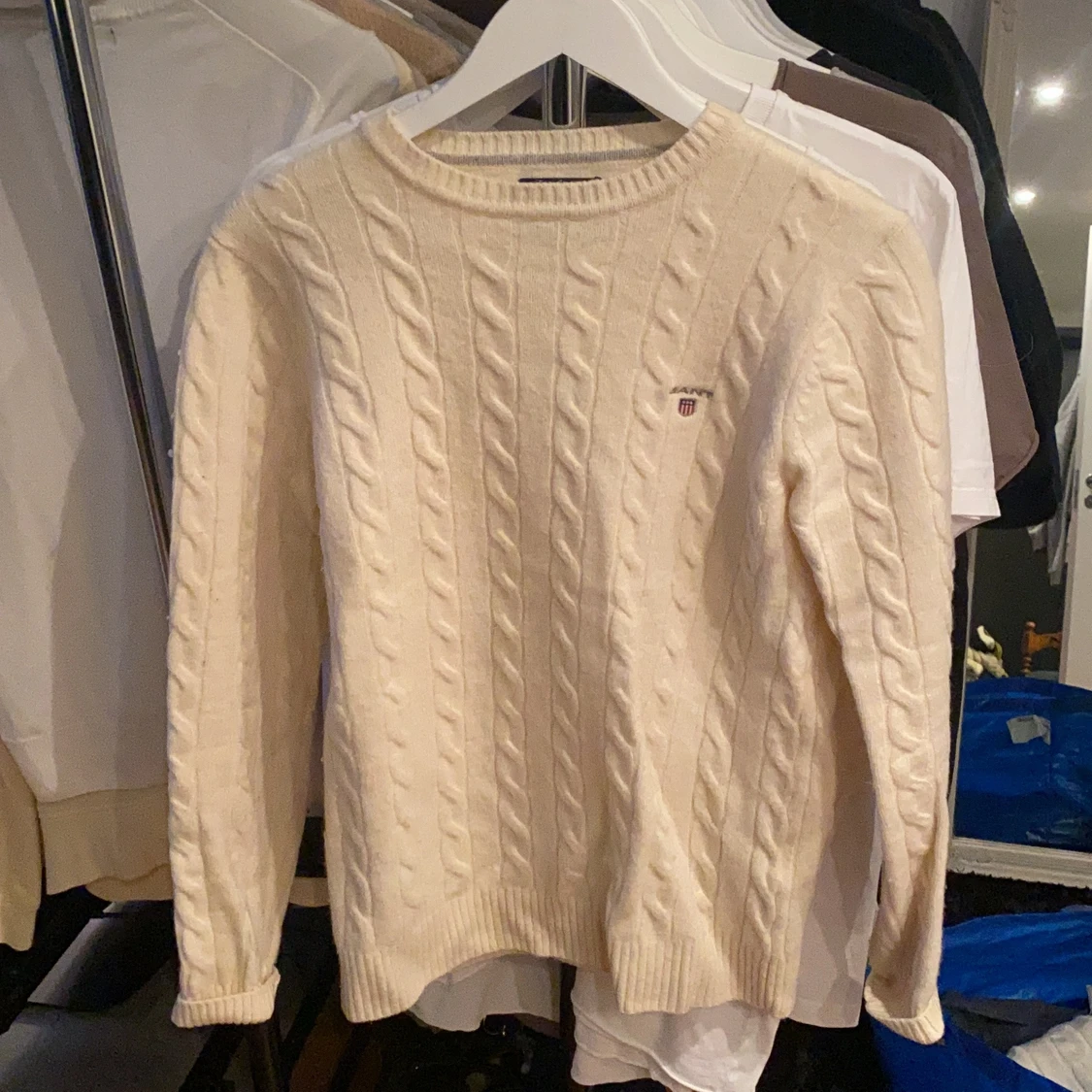 Gant kabelstickad tröja