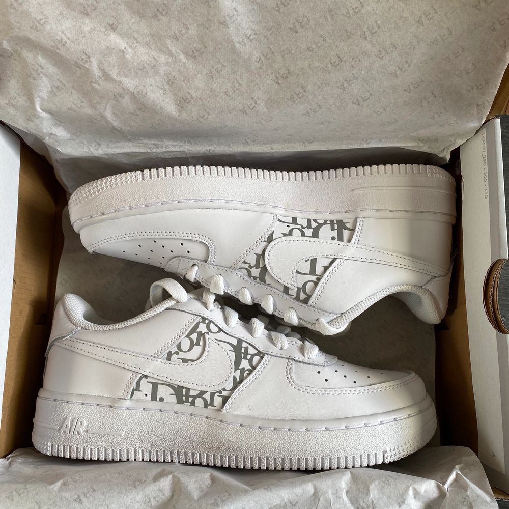 customized air force 1 dior