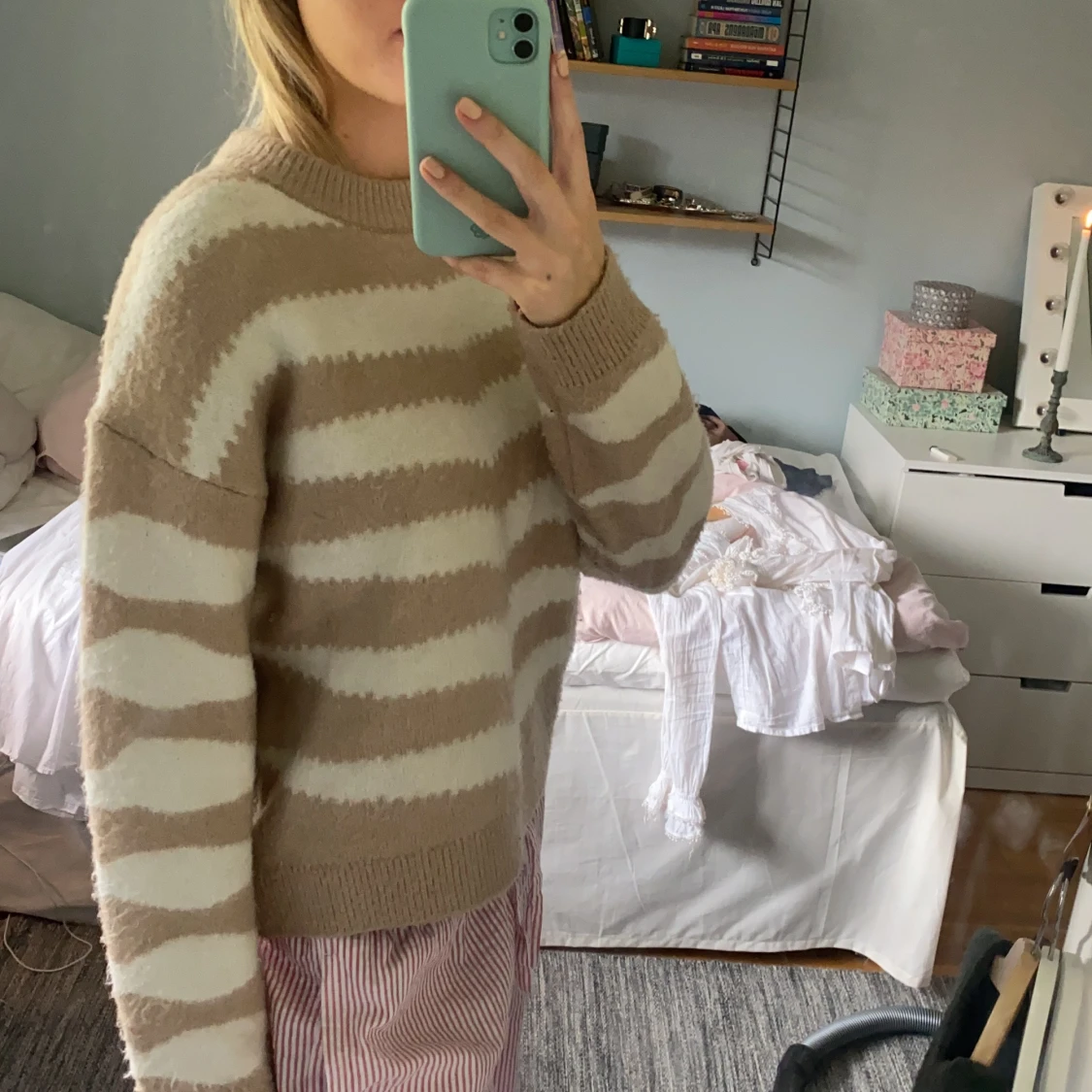 Så fin randig mango tröja - 90