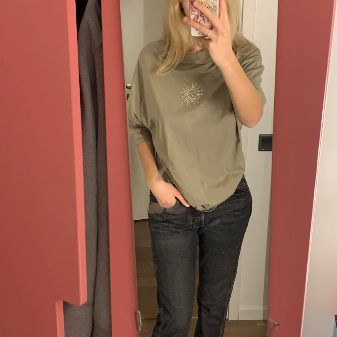 Millitärgrön T-shirt