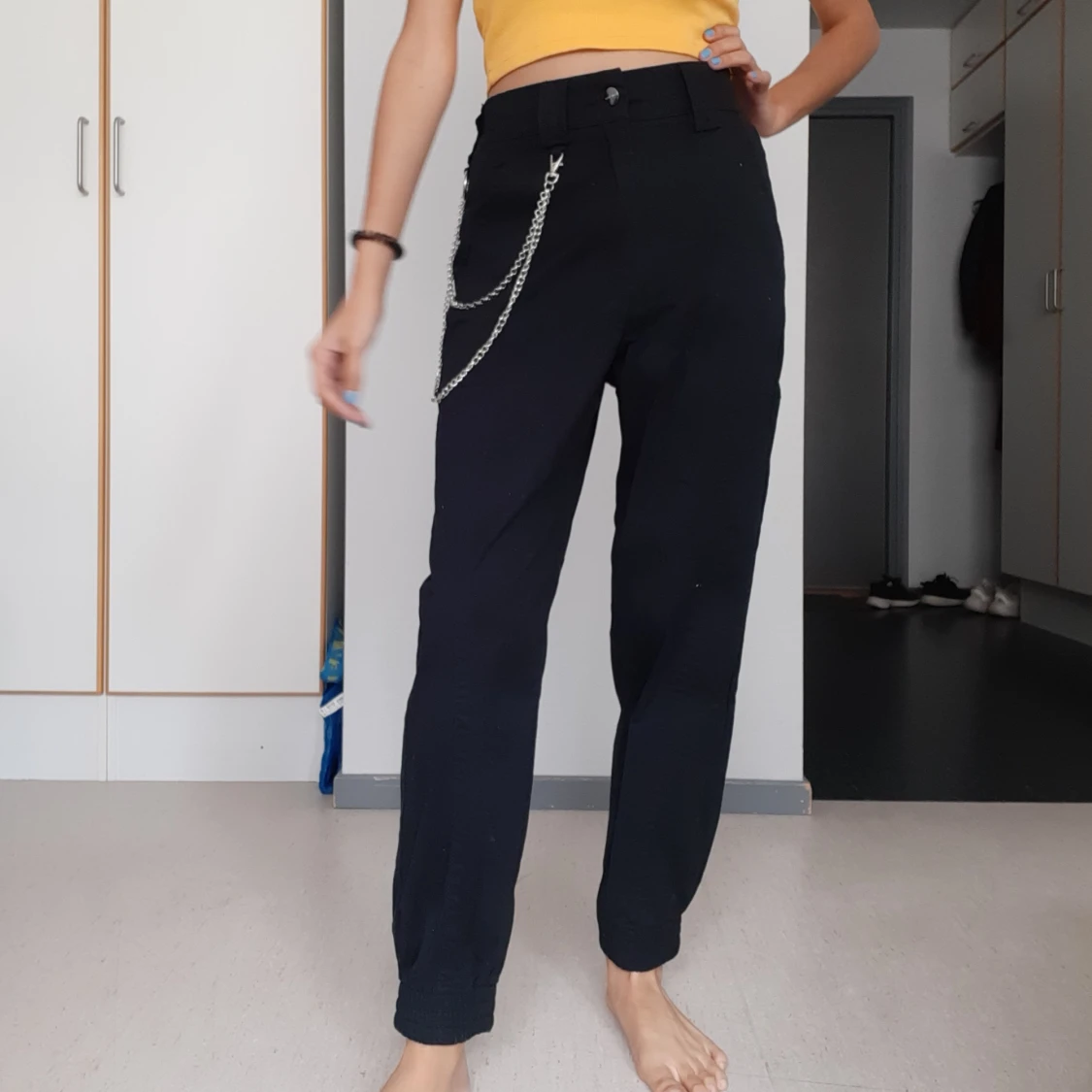 Pull & Bear sweatpants Svart  - 90