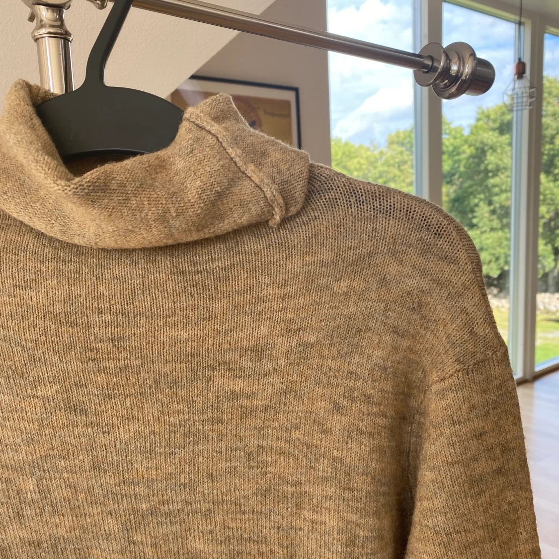 Beige Stickad tröja  - 90