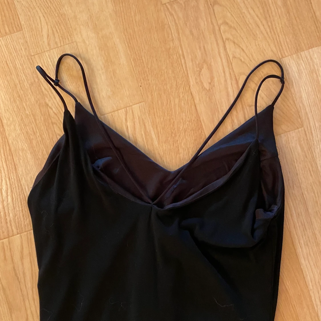 Svart lång klänning - 90