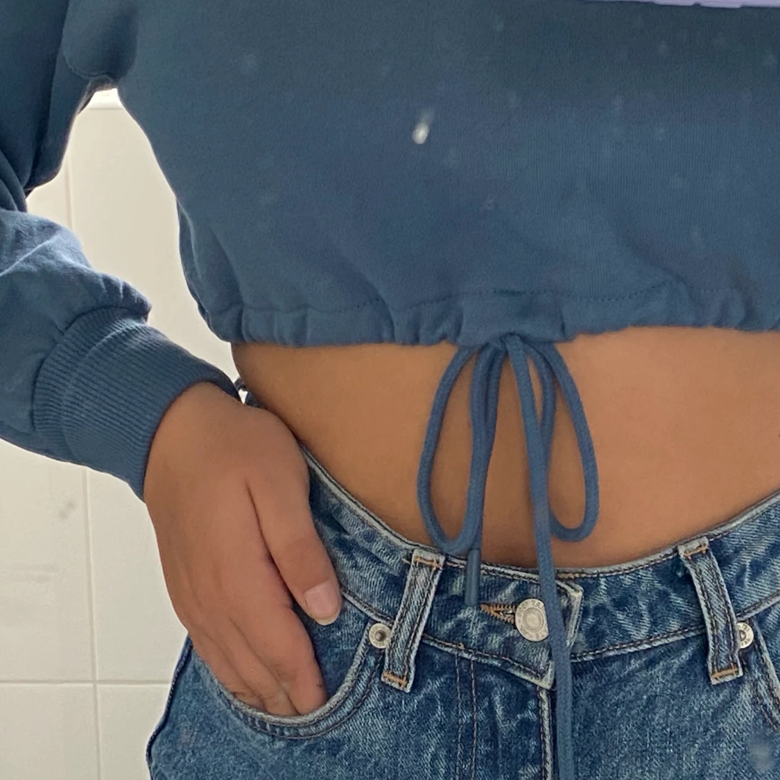 Croppad sweatshirt  - 90