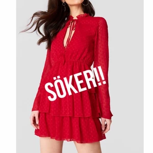 SÖKES: linn Ahlborg x NAKD - Hej! Jag söker klänningen på bilden i storlek 40 eller 42! Hör gärna av er om ni har en sådan ni vill sälja! ❤️❤️