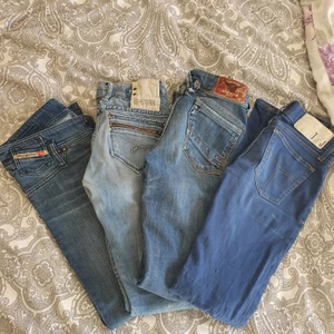 Märkes jeans  - Märkes jeans, kom privat för info och bilder.  Diesel industry strl 25/30  G star storlek 26/33   Tommy Hilfiger strl 25/32   Tiger Of Sweden strl S/ liten M, olika priser