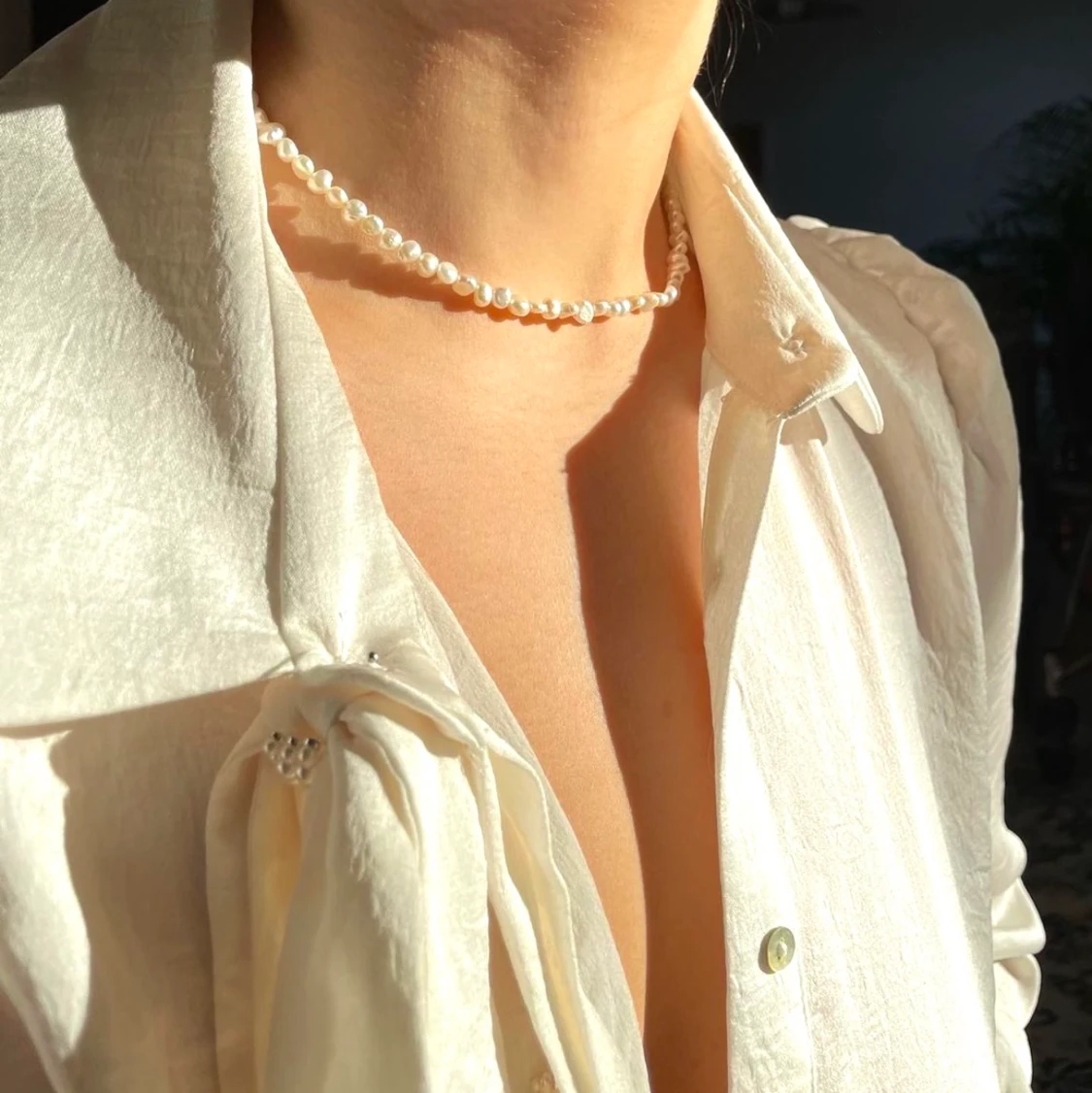 Halsband - Sötvattenpärlor