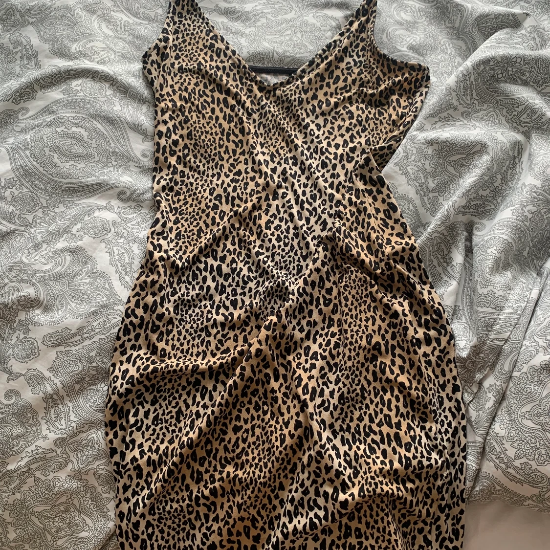 Leopard klänning - 90