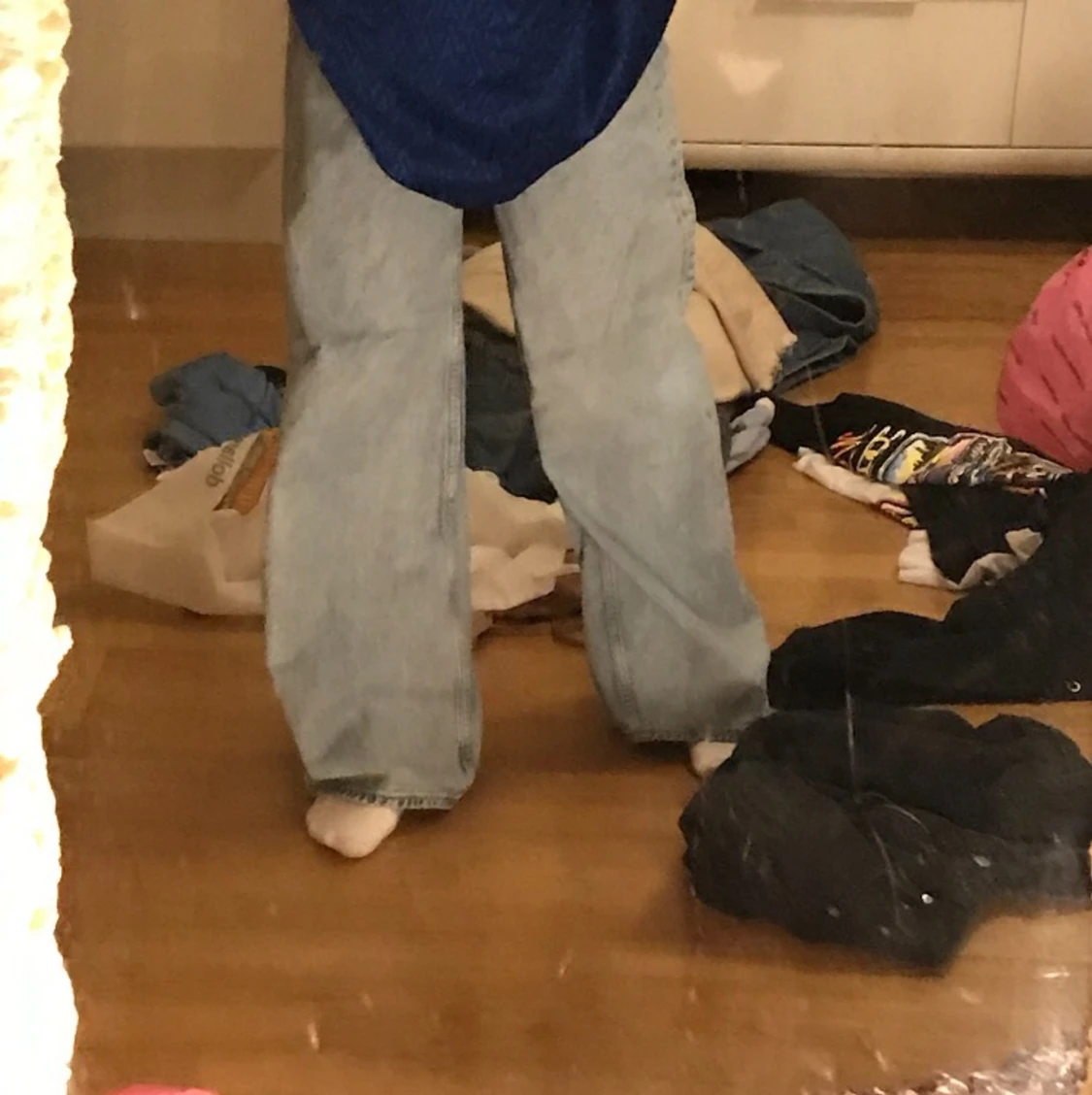 Ljus blåa jeans  - 91