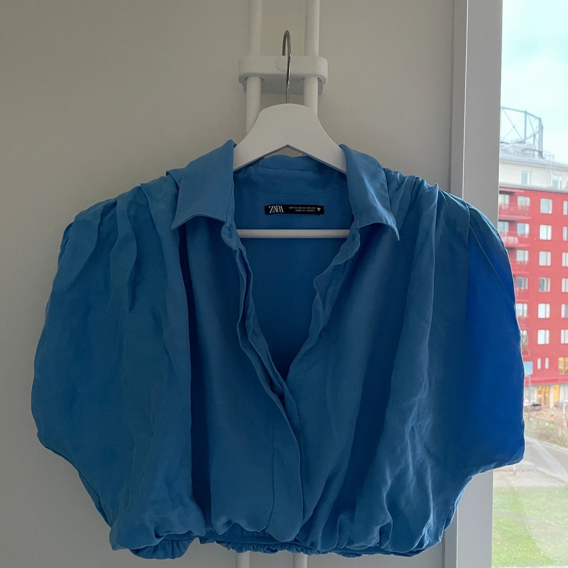 Blå kort skjorta  - 91