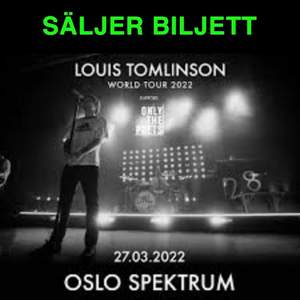 SÄLJER mina 2 biljetter (ståplatser) till Louis Tomlisens konsert i Oslo (Norge) då jag och min kompis inte har möjlighet att gå tyvärr. Utsåld överallt!! Det är bara att höra av er om ni är intresserade eller har några frågor!🥰 