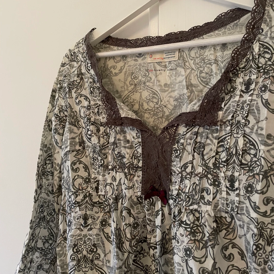 Grön odd molly blus - 90