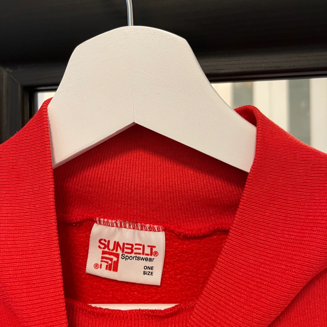 Röd sweatshirt - 91