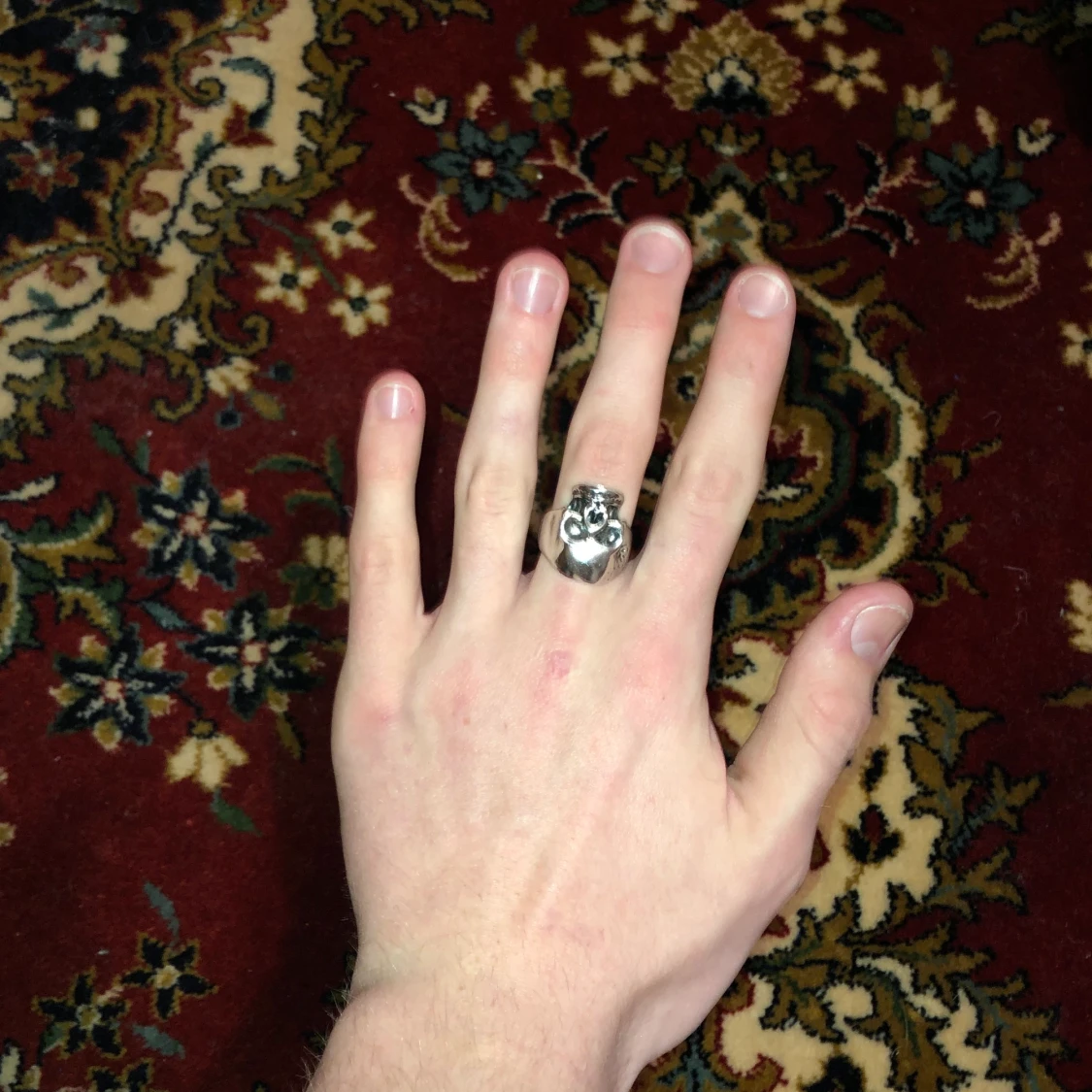 Dödskalle ring - 91