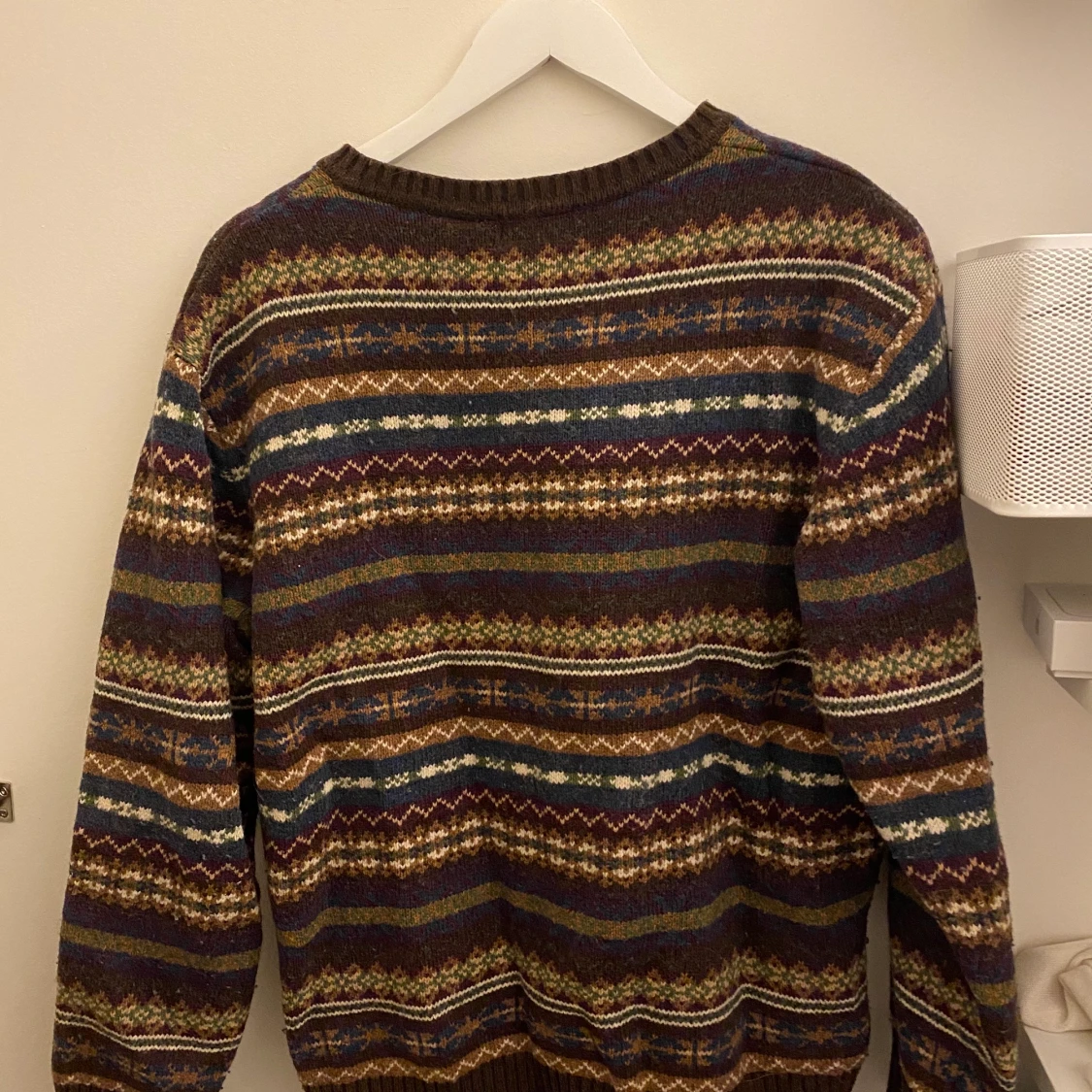 Brun stickad tröja! - 90