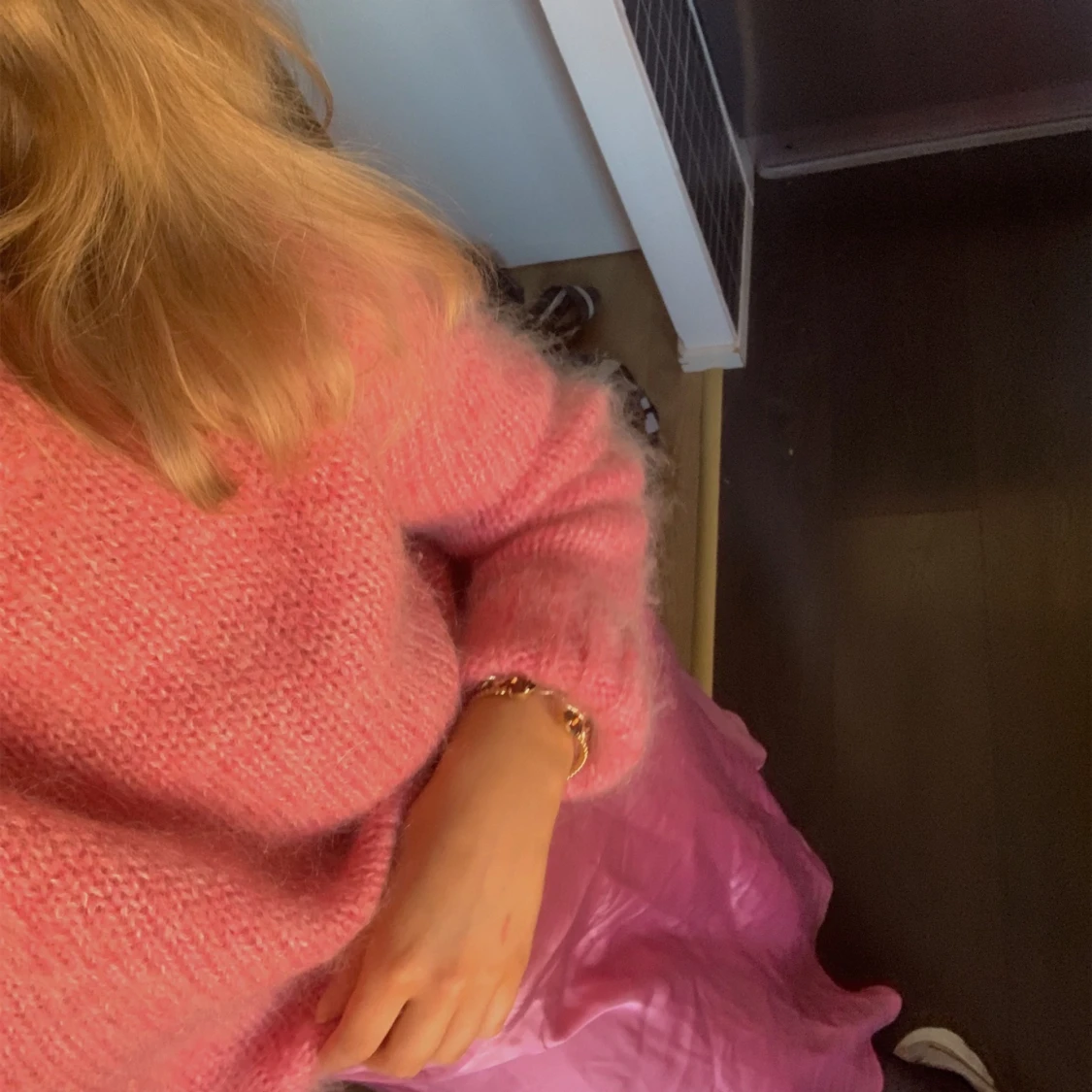 Rosa mohairtröja H&M - 90