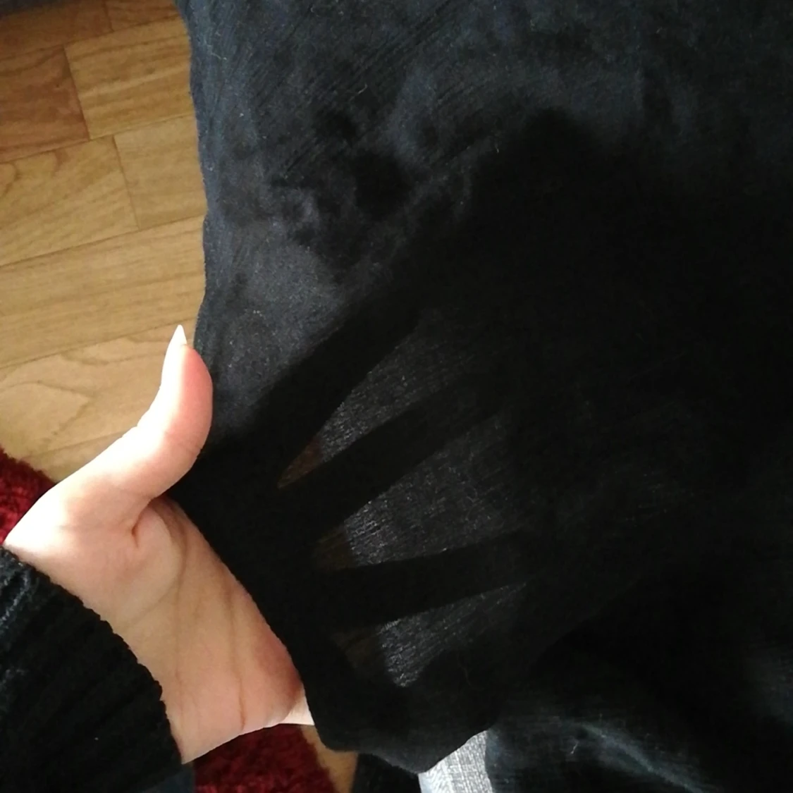 Luftig svart sommar tröja  - 90