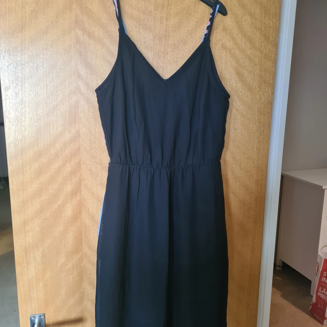 Svart långklänning