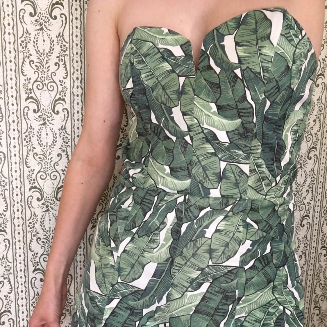 Ärmlös byxdress/ Strapless jumpsuit