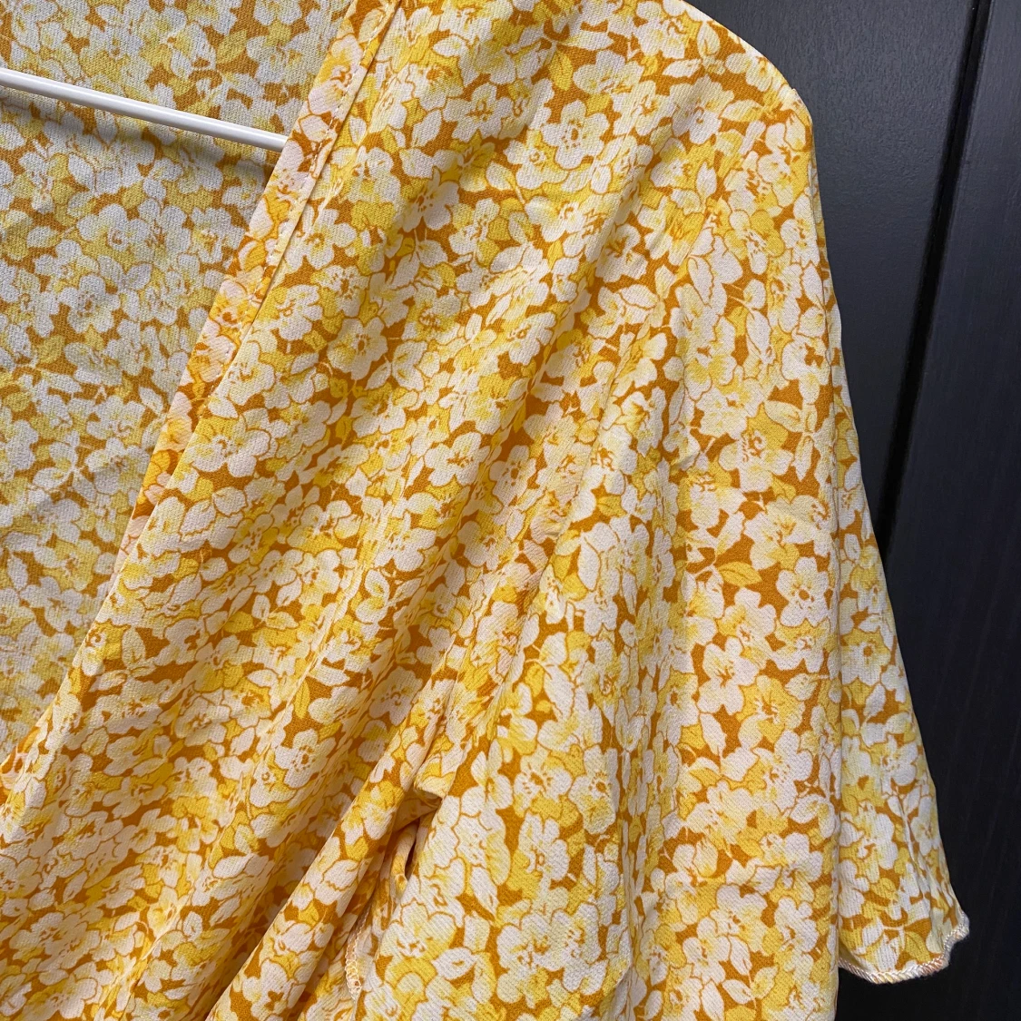 Fin oragne/gul sommarklänning  - 90