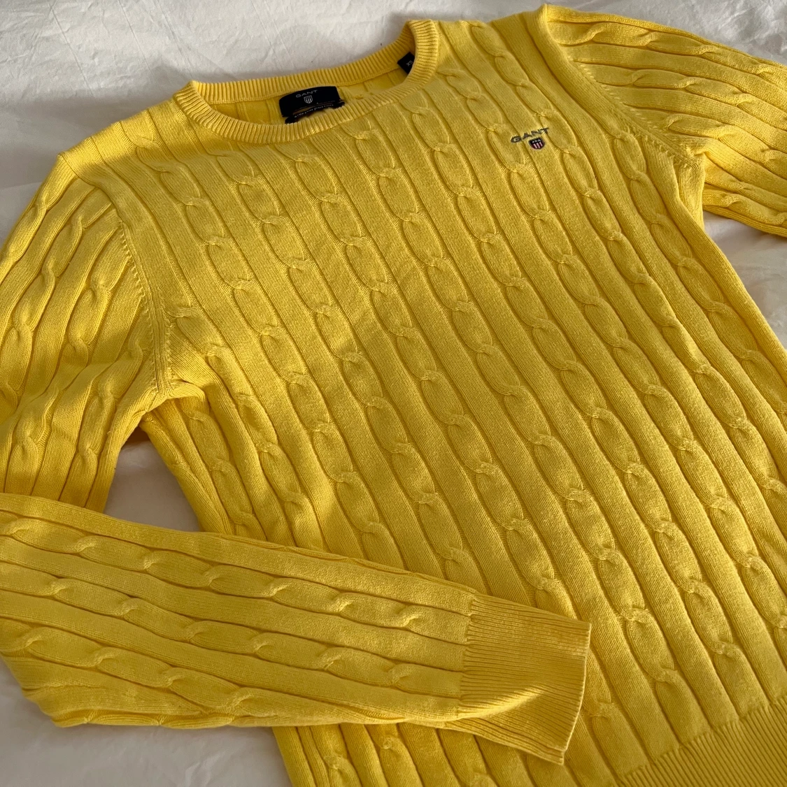 Kabelstickad tröja från Gant