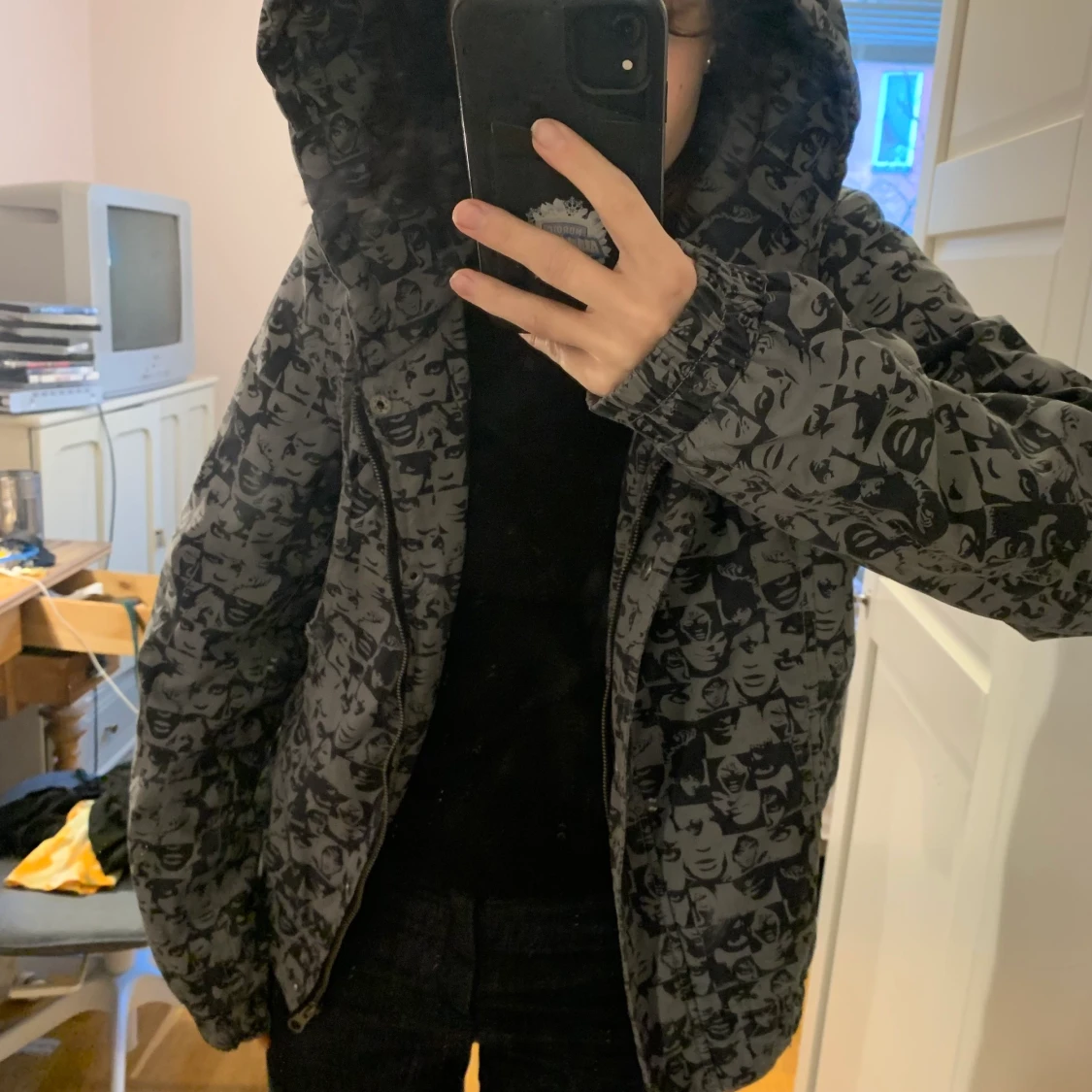 Jacka med tryck - 91