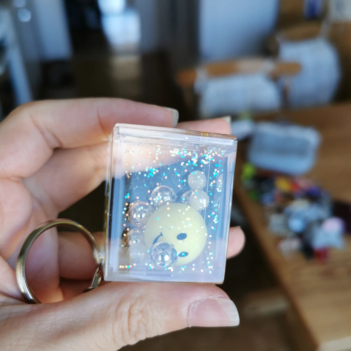 Smiley nyckelring äkta y2k - 91