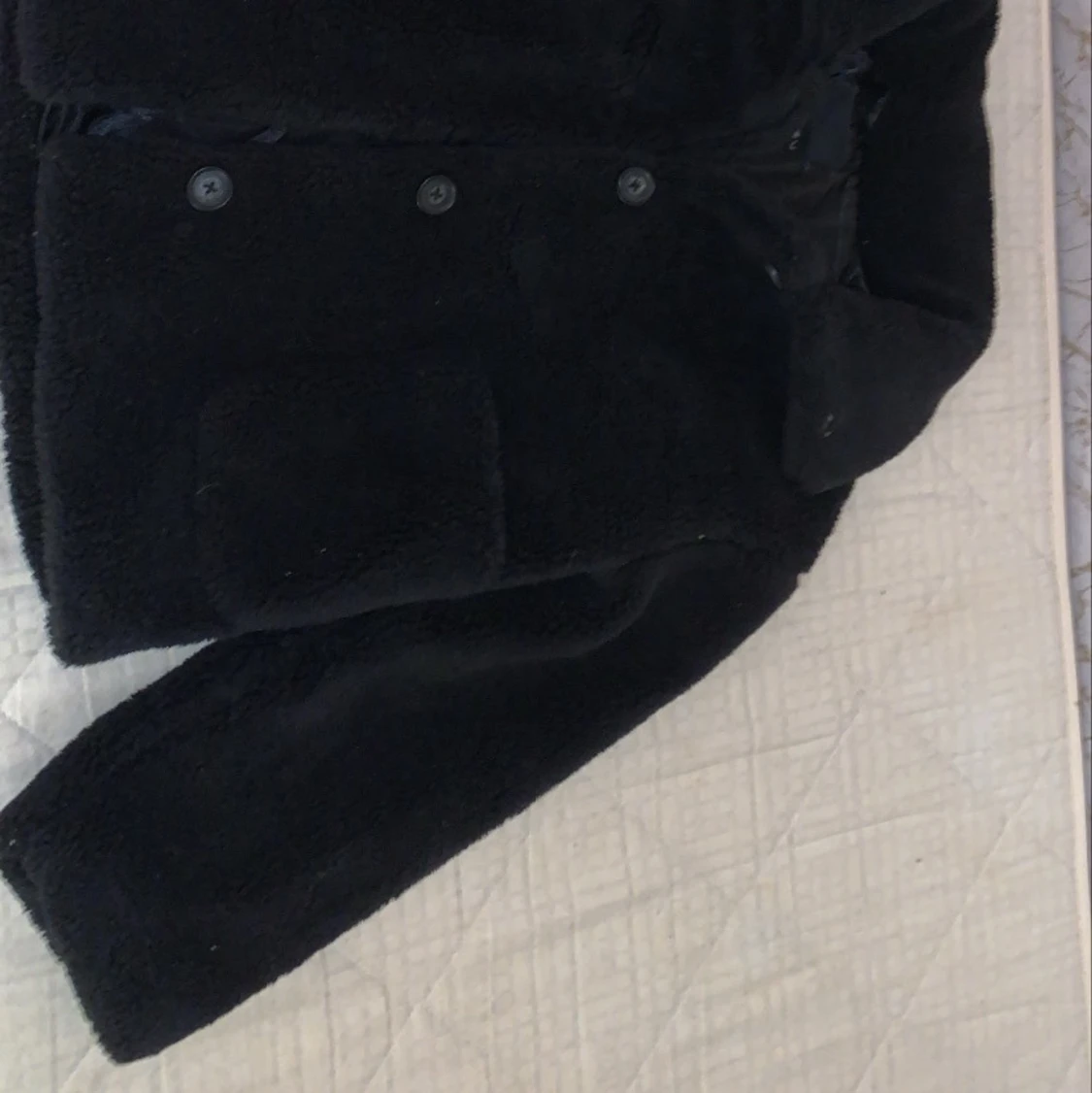 Svart Teddyjacka - 90