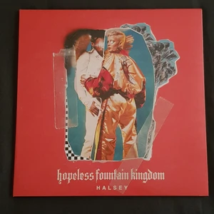 Hopeless fountain kingdom (LP)(Clear w/teal splatter) - Ospelad Halsey vinyl, den är alltså helt ny!
