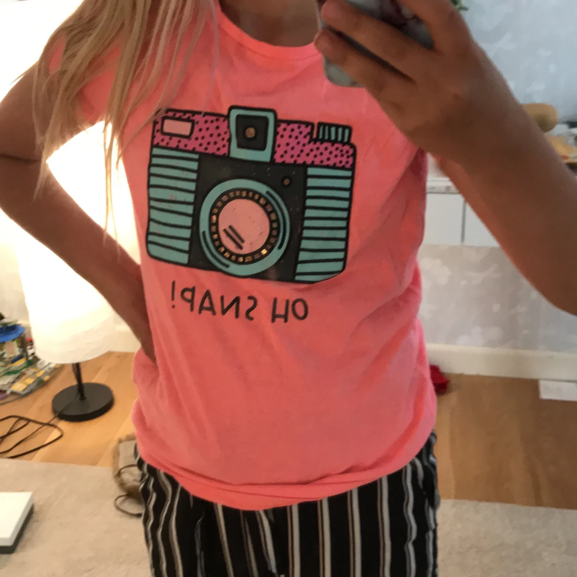 Ljus rosa tröja - 90