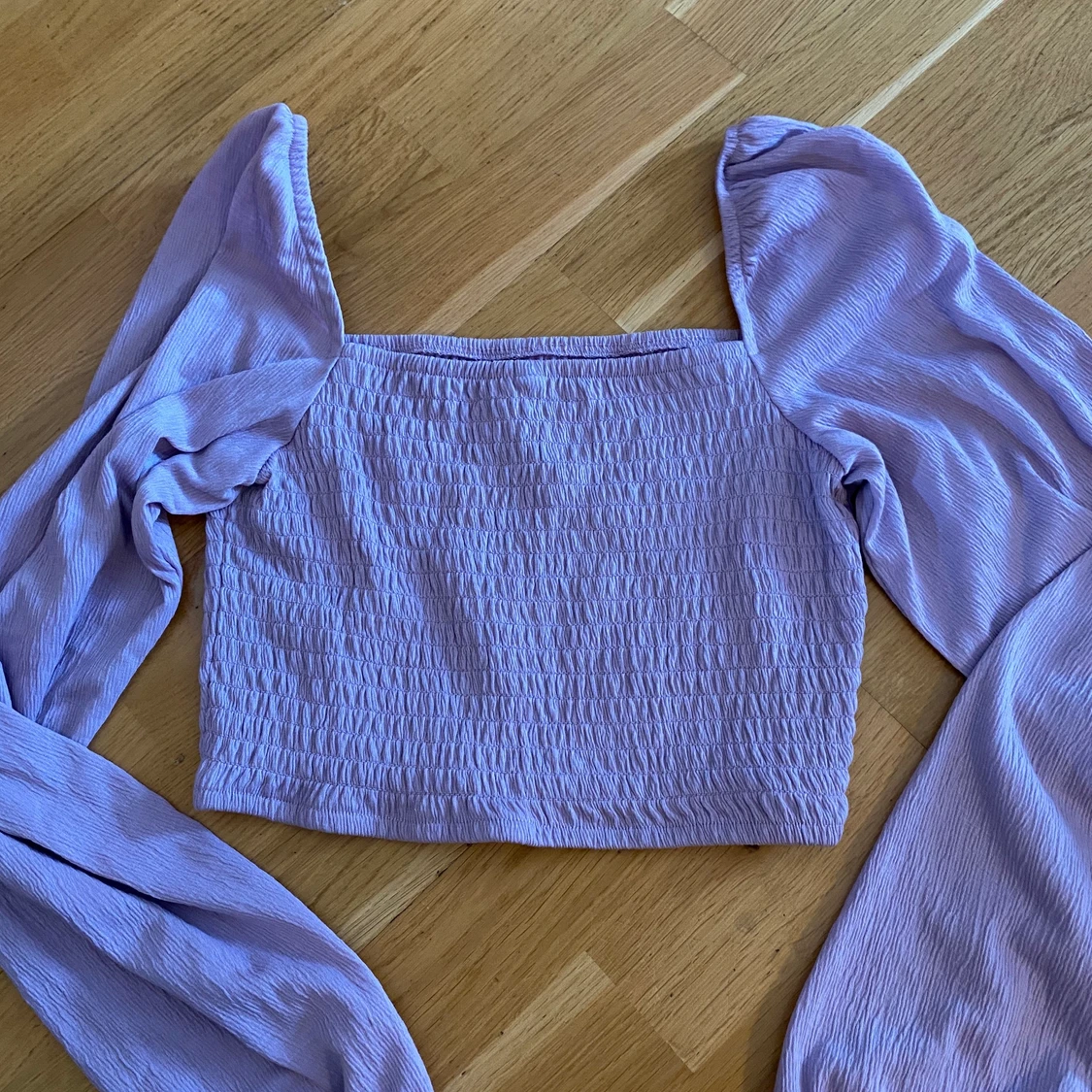 Lila långärmad - 90