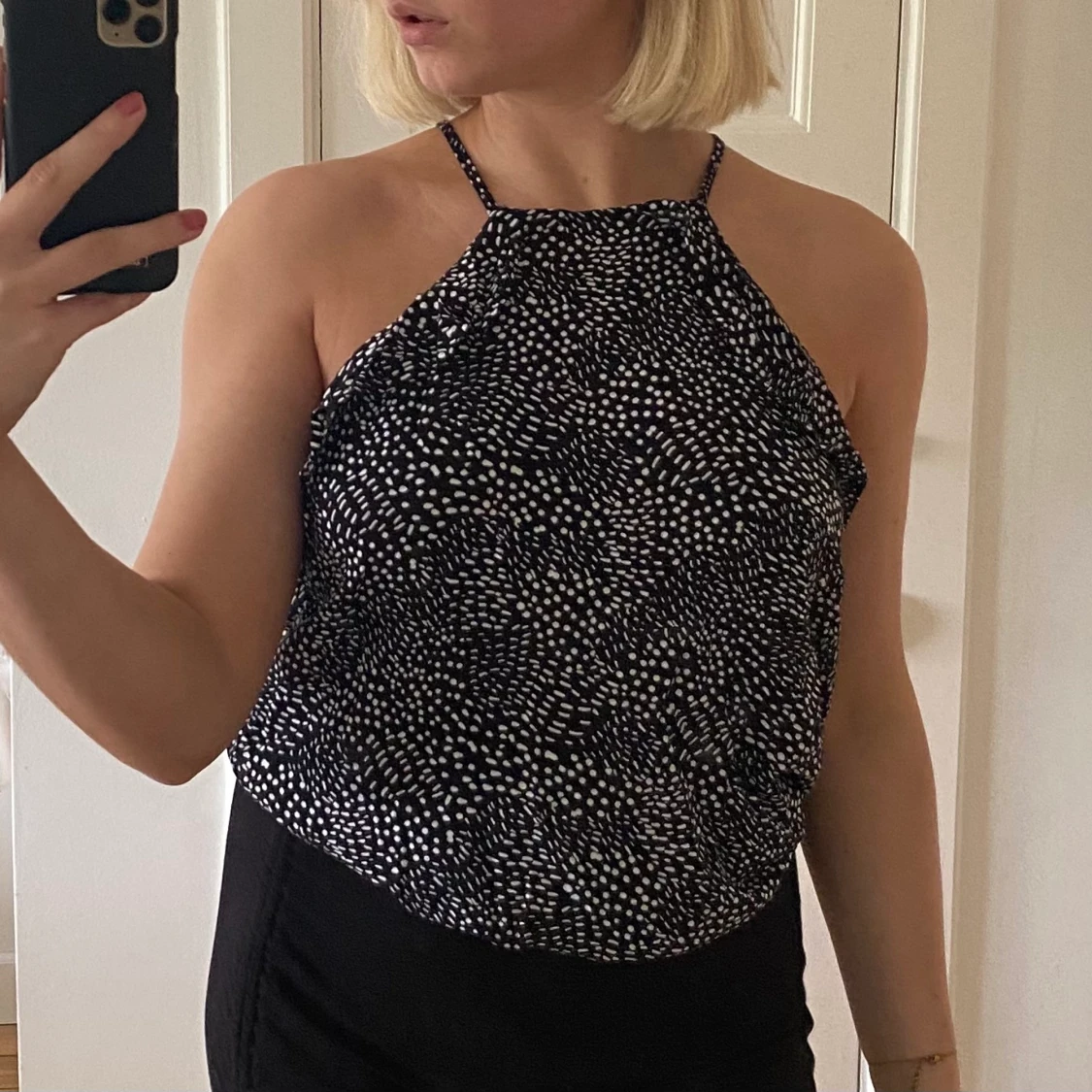 Halterneck linne - 90