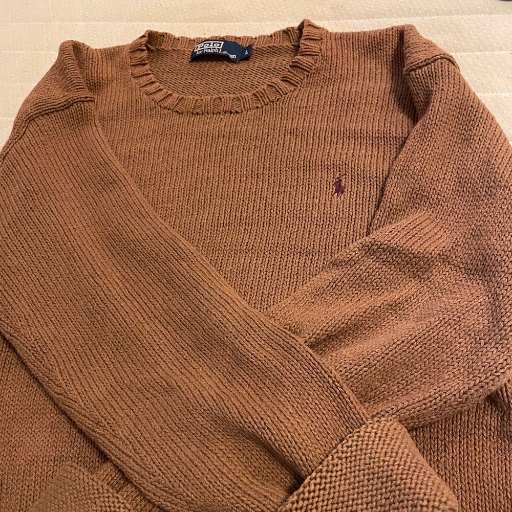 Stickad Ralph Lauren tröja | Plick Second Hand