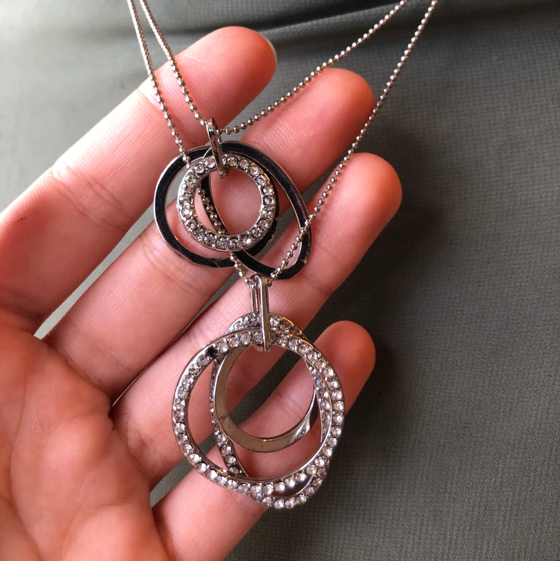 Dubbel halsband - 90