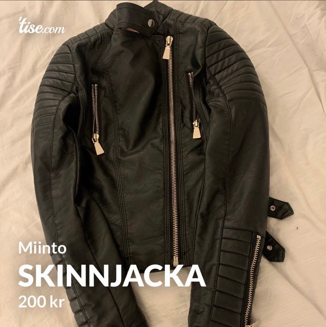 Skinnjacka från miinto, storlek 38