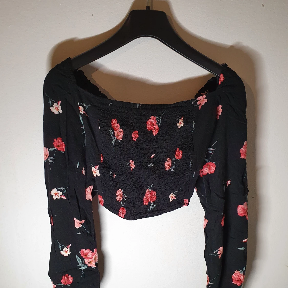 Söt blommig topp - 90