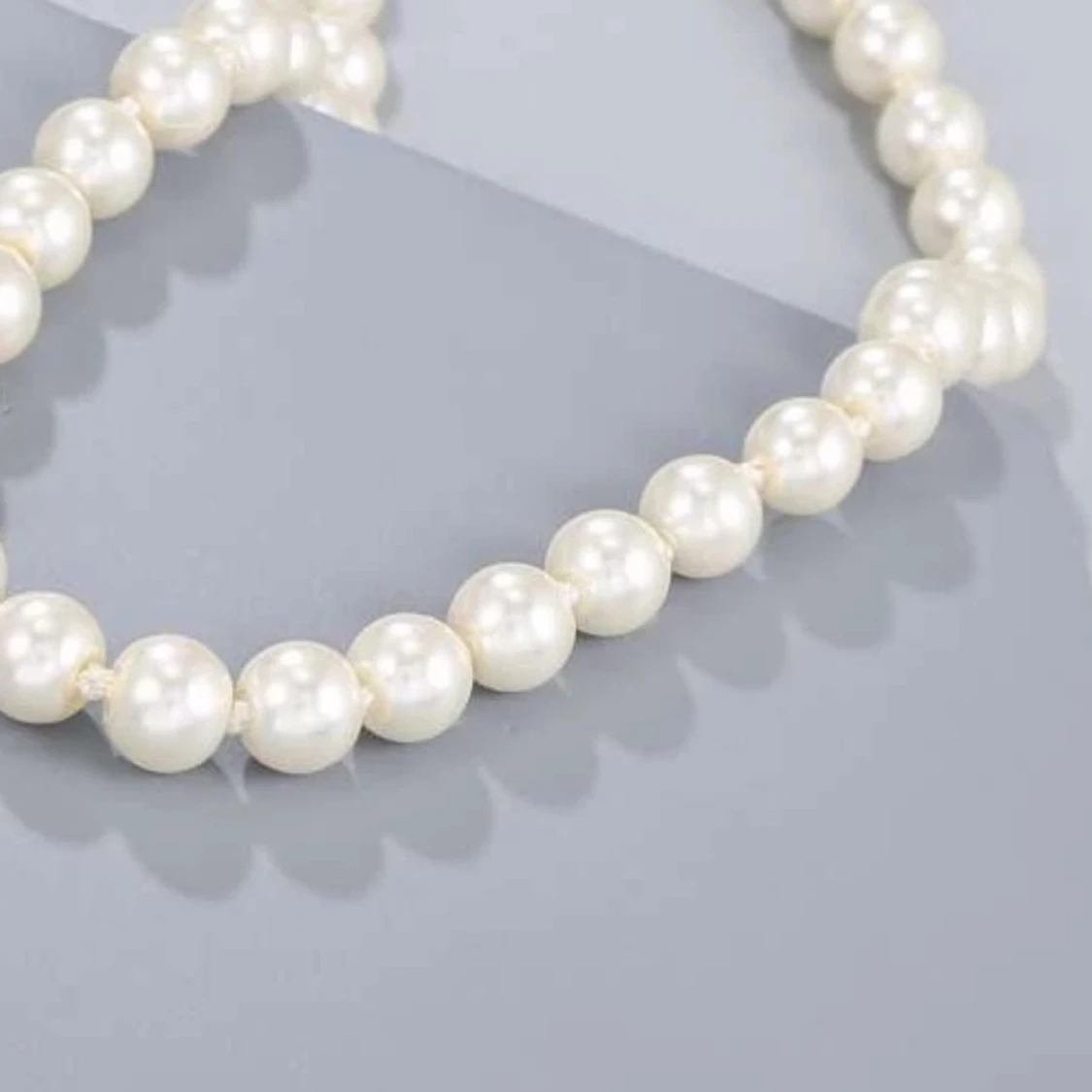 Pärlhalsband - 90