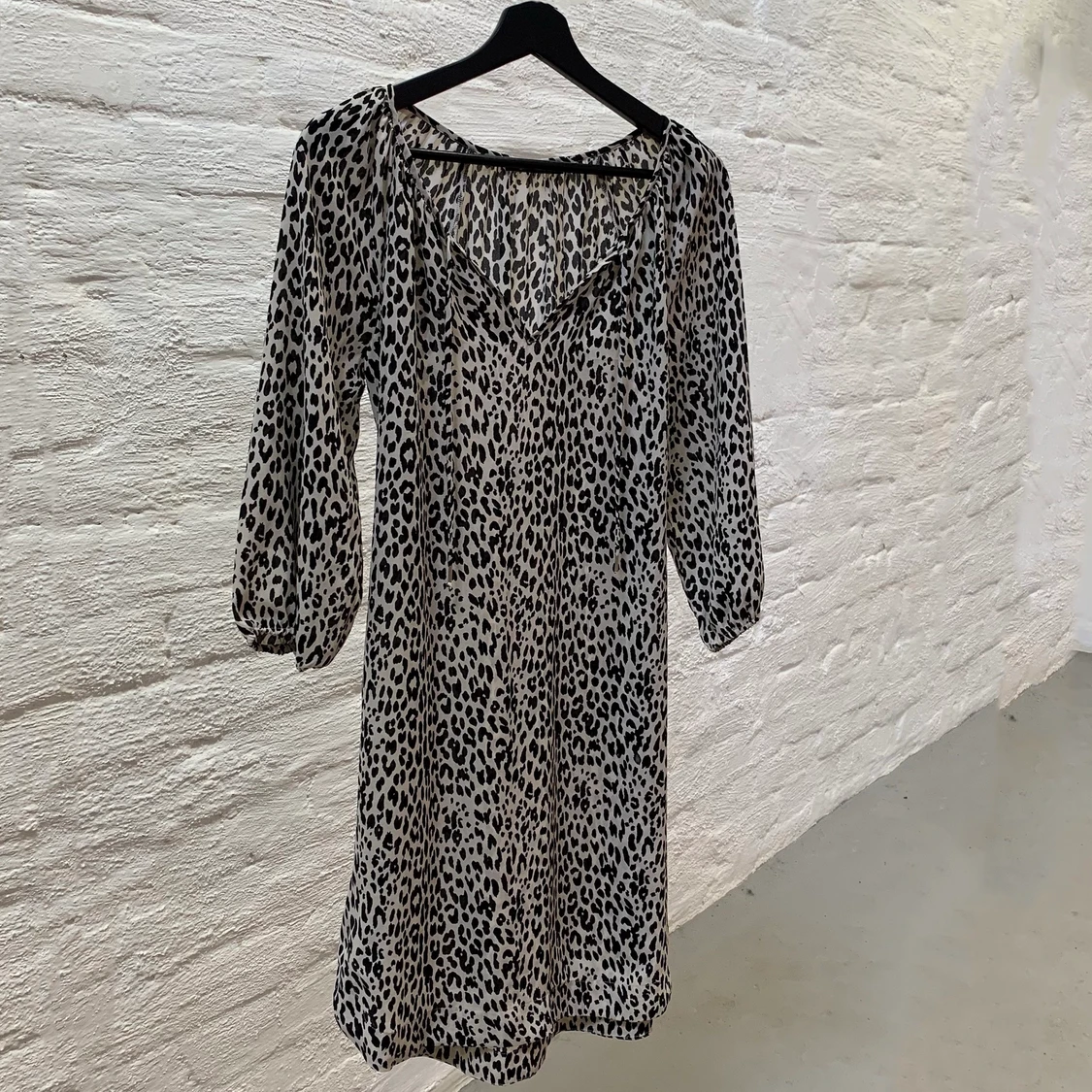 Leopardmönstrad blus/tunika/klänning