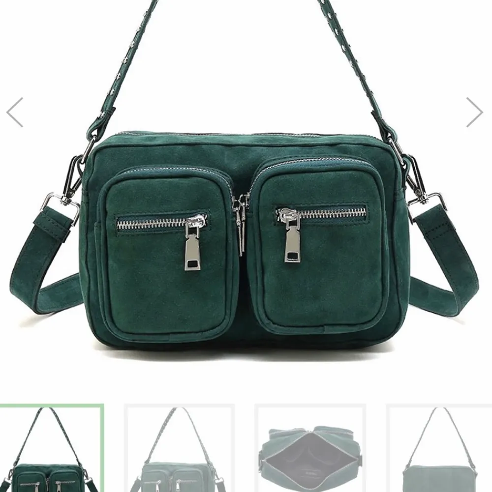 Grön noella väska köpt för 600kr, använd ett fåtal gånger och i väldigt bra skick. Första och sista bilden är lånad.. Väskor.