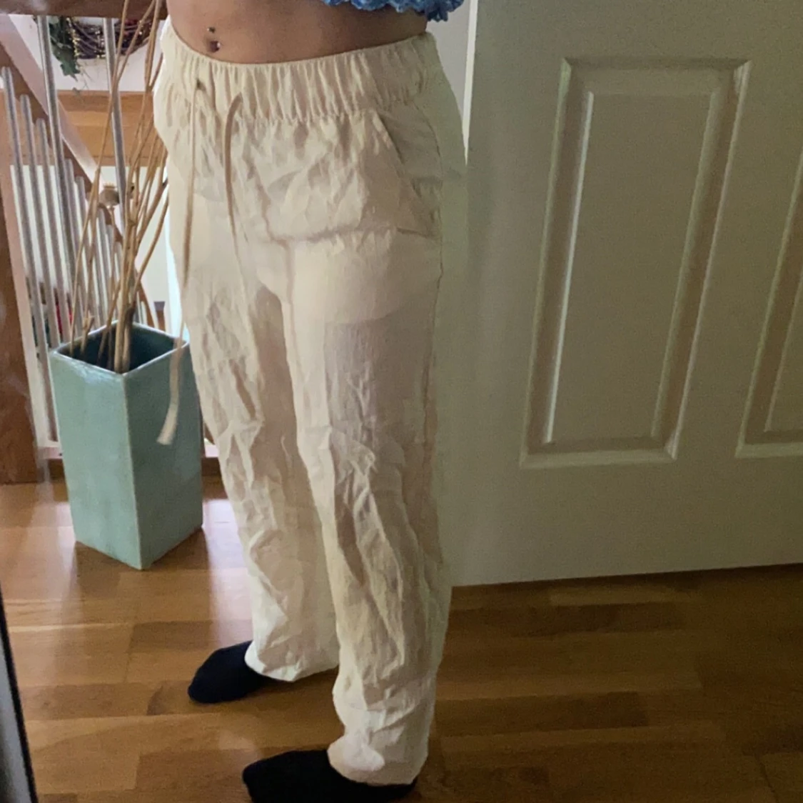 Linne byxor ifrån Hm - 90