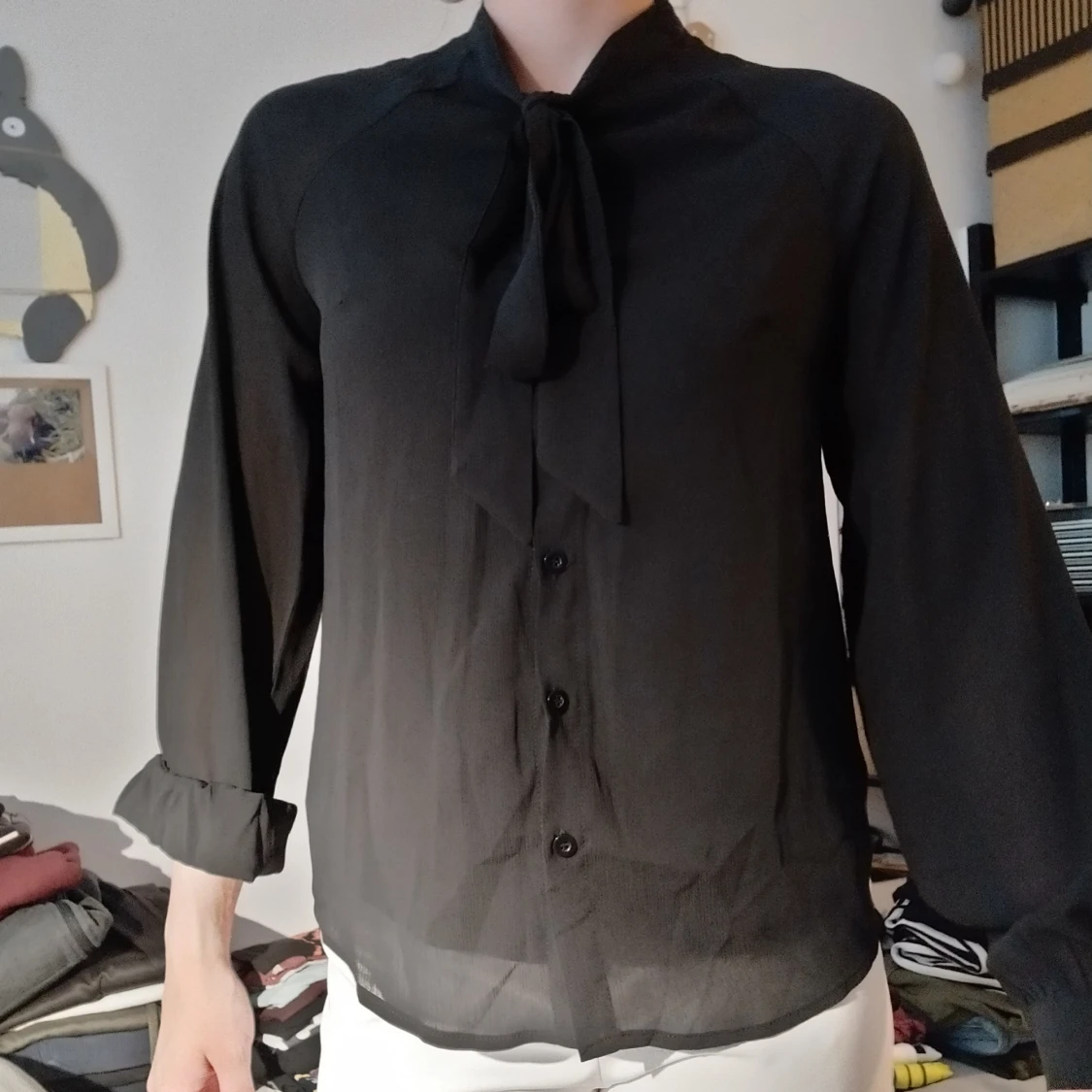 Blus i polyester - 91