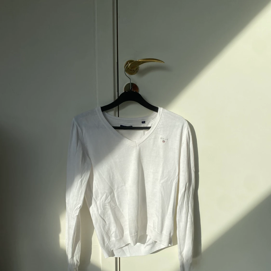 Vit gant långarmad/tunn tröja!🥰