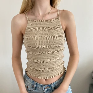 Linne - Jättefint beiget linne från hm aldrig använt endast testat:)