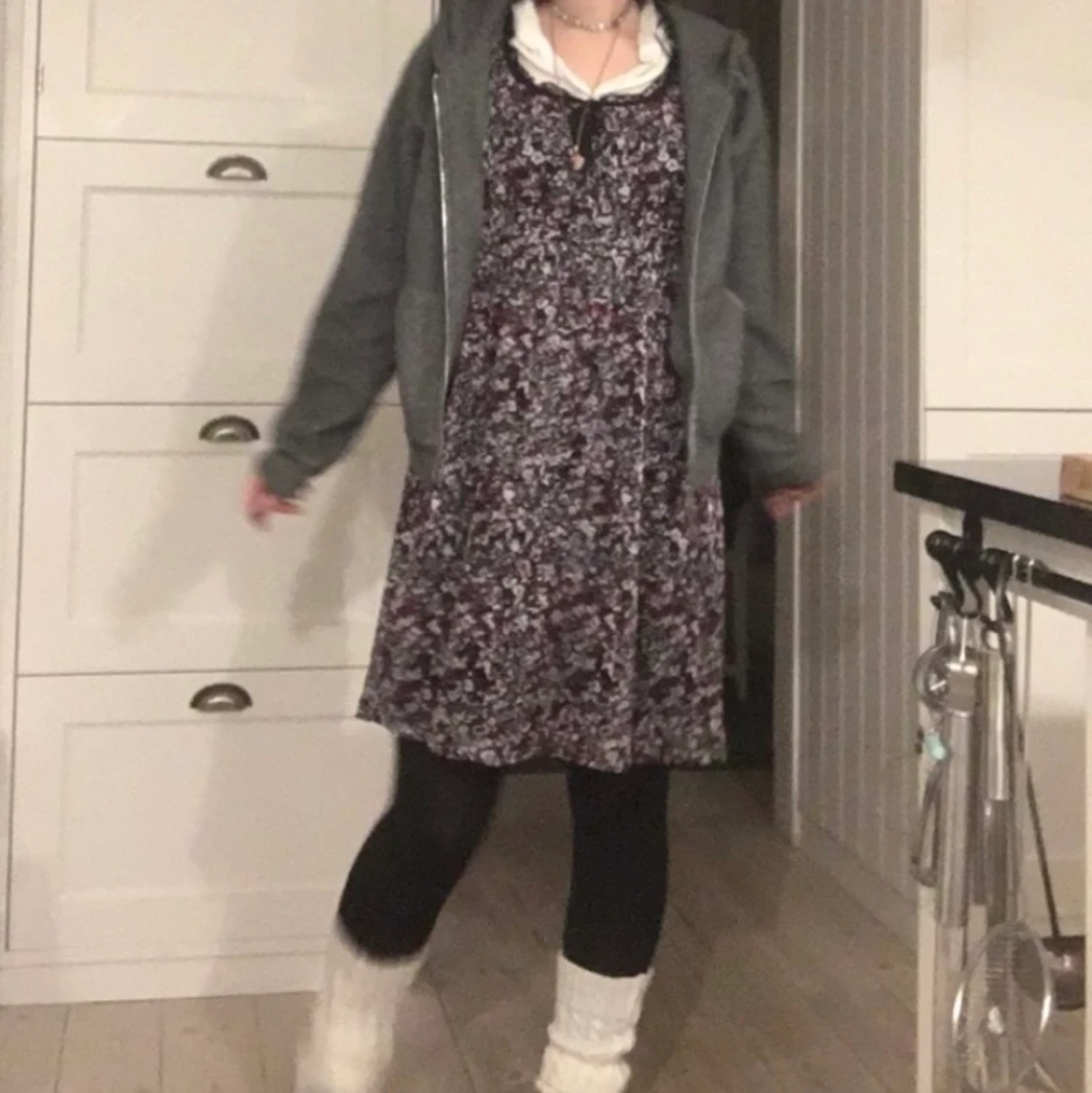 Lila klänning  - 90