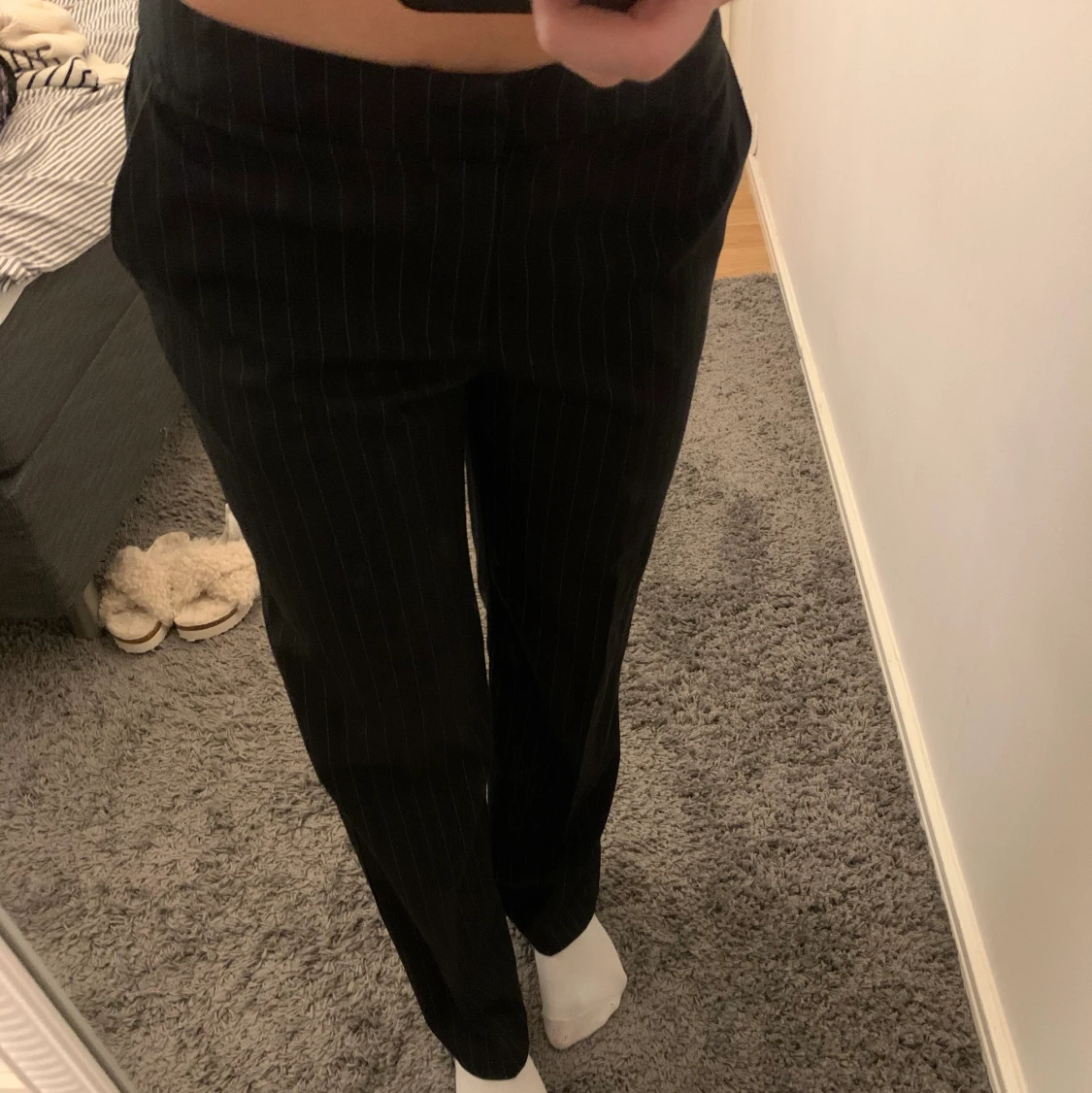 Randiga kostymbyxor  - 90