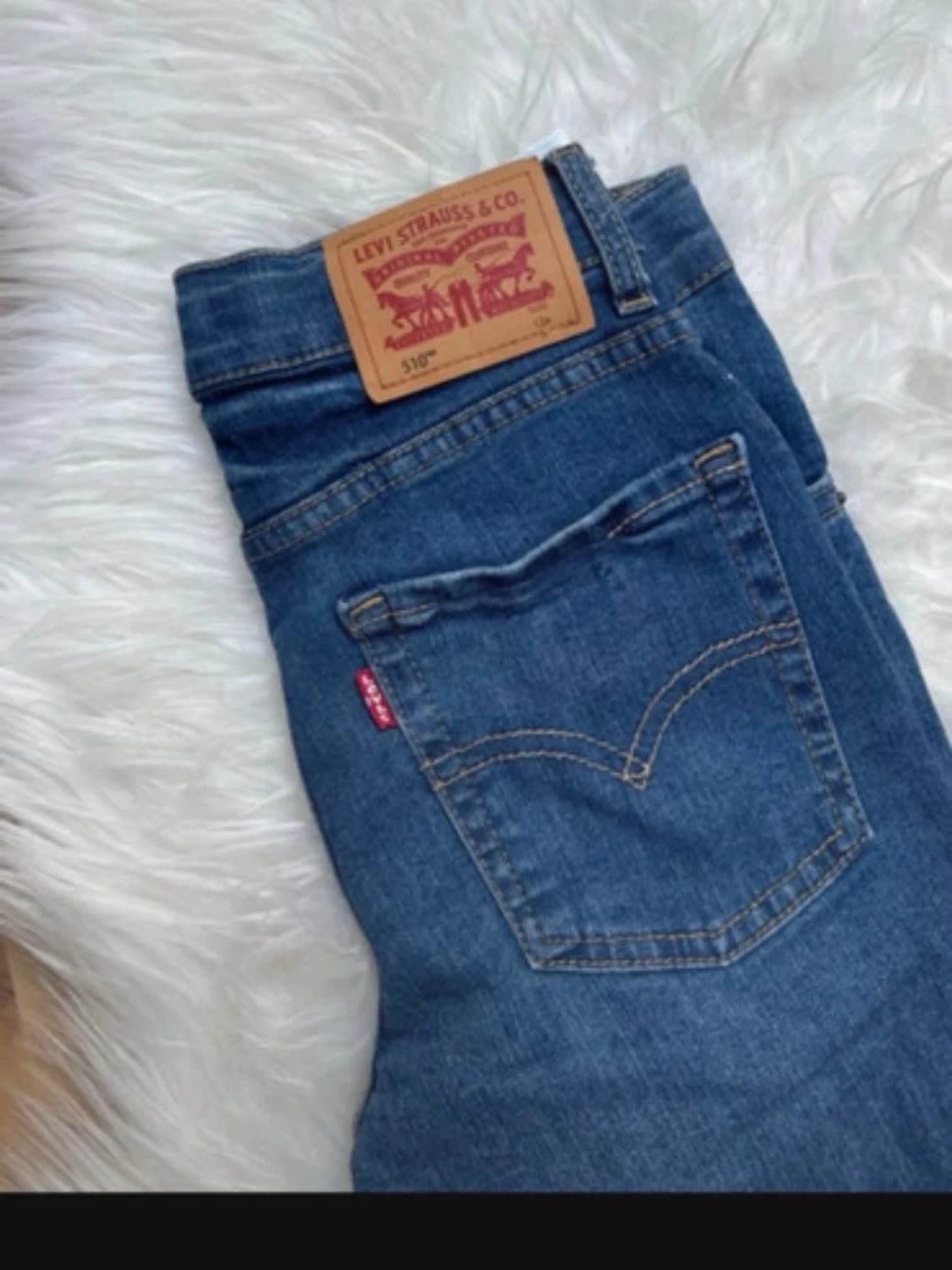 Levi's mörkblåa jeans  - 2