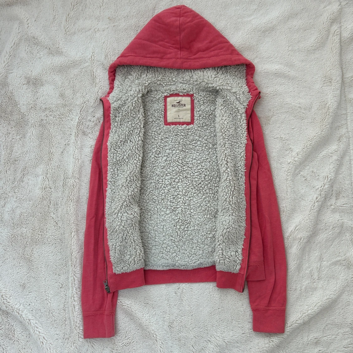 Hollister zip med foder - 4