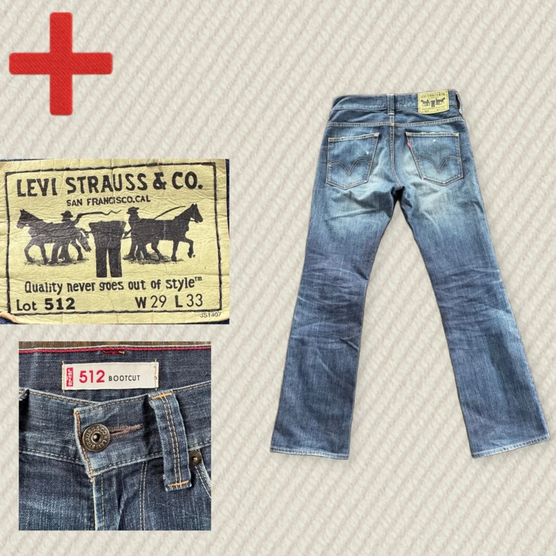 Vintage Bootcut Levis 512 - 2