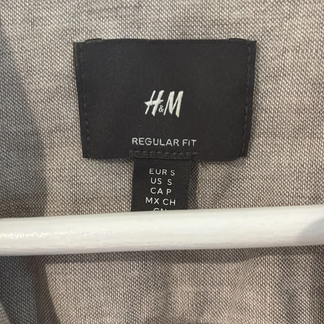 Beige overshirt från H&M i linne - 1